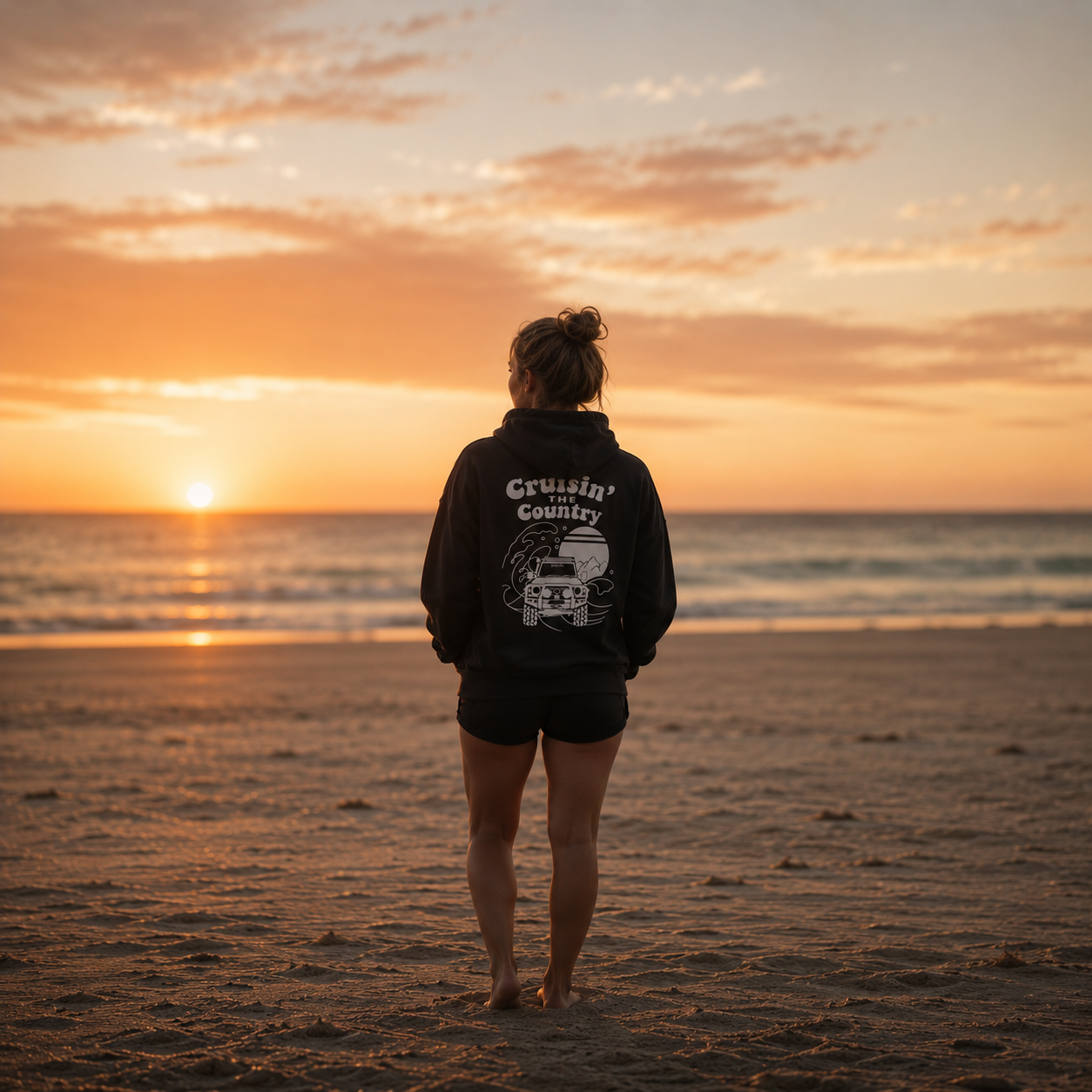 Cruisin The Country Hoodie (Black)